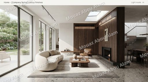 Luxury modern interior fit-out
