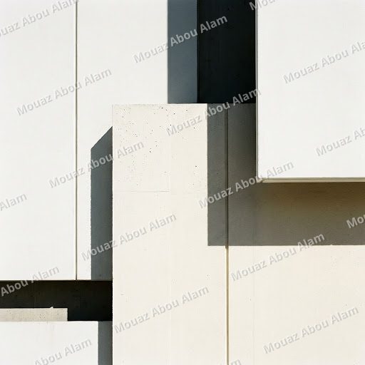 Minimalist abstract architectural detail