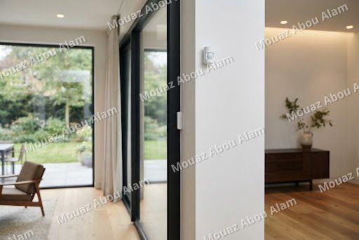 Minimalist sensors blending into home decor